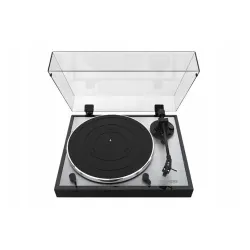 Gramofon Thorens TD 402 DD Półautomatyczny Napęd bezpośredni Przedwzmacniacz Czarny błyszczący