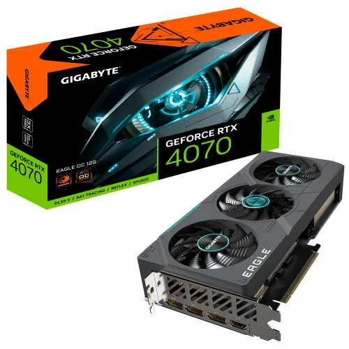 Karta graficzna Gigabyte GeForce RTX 4070 EAGLE OC 12GB GDDR6X 192bit DLSS