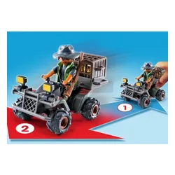 PLAYMOBIL 6939 Kłusownik z quadem