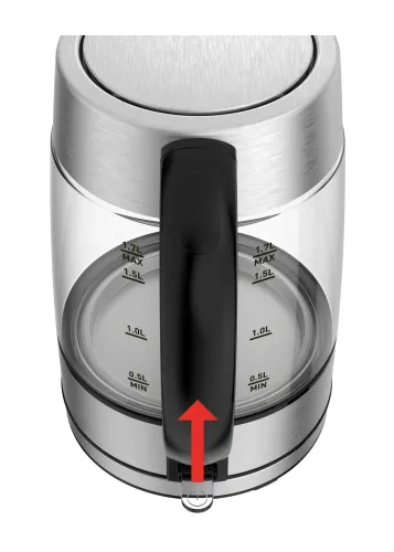 Czajnik Tefal Glass Kettle KI772D 1,7l 2400W