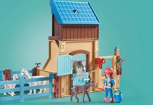 Playmobil Набор фигурок лошадей 71353 Амелия и Шепот с конюшней