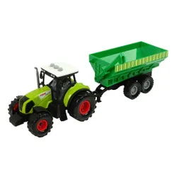 Zestaw Trzech Traktorów Naczepy Opryskiwacz Farma Ciągnik