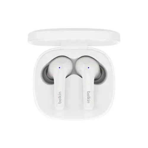 Słuchawki bezprzewodowe Belkin SoundForm Motion Dokanałowe Bluetooth 5.2 Biały