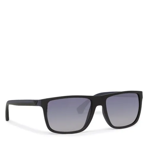 Okulary przeciwsłoneczne Emporio Armani 0EA4033 Black/Rubber Blue - Rozmiar (EU) 56