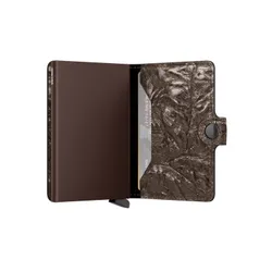 Secrid kompaktowy portfel z RFID Miniwallet Crunch - bronze