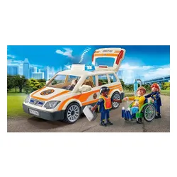 Playmobil Zestaw figurek City Life 71037 Samochód ratowniczy