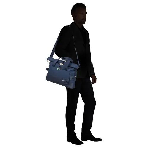 Geanta laptop Samsonite Ziproll-albastru de noapte