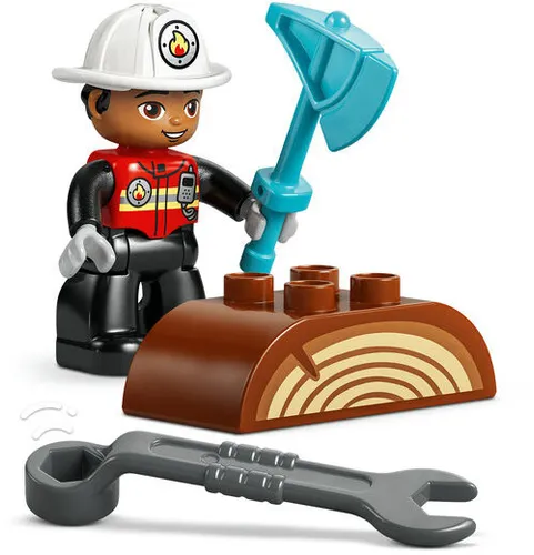 LEGO 10473 DUPLO Wóz strażacki z wężem i strażakiem