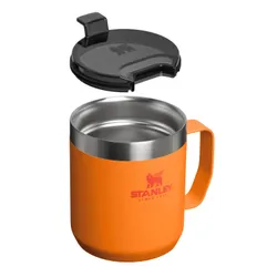 Kubek turystyczny z pokrywką Stanley Classic Legendary Camp Mug 0,35 l - goldenrod coral