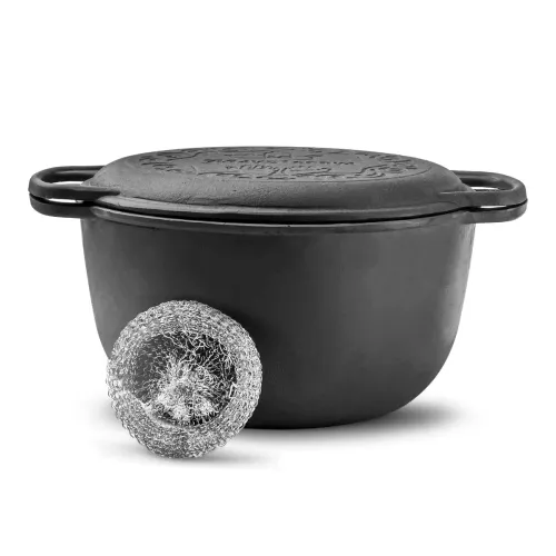 Garnek żeliwny z pokrywką MAYSTERNYA IRON 6 l