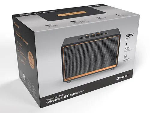 Bluetooth-динамик Tracer M60 TWS 60W FM-радио Черный