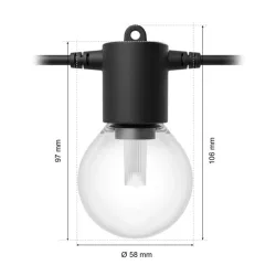 Girlanda LED Philips Festavia 7m + moduł przedłużający