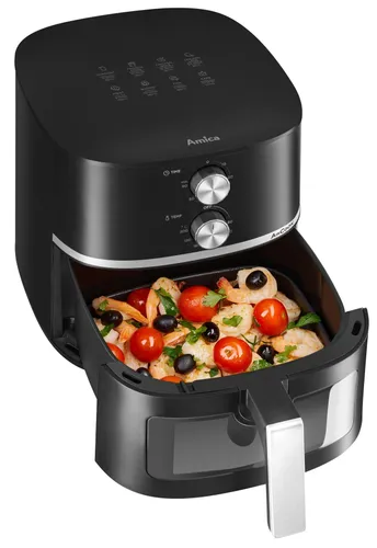 Air Fryer Frytkownica beztłuszczowa AMICA AFM 2020 5.5l z okienkiem do obserwacji postępów