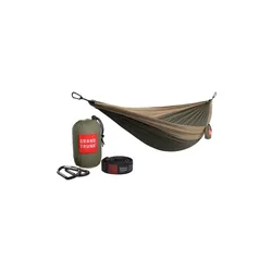 Hamak turystyczny Grand Trunk Double Deluxe Parachute Nylon - olive/khahi