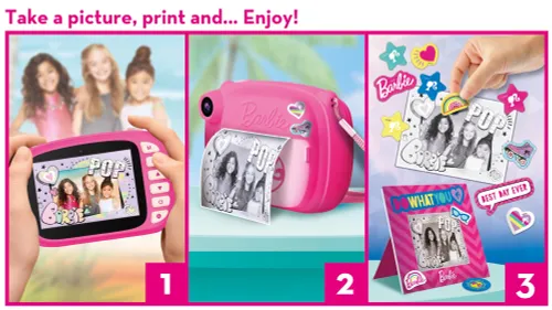 Aparat natychmiastowy LISCIANI Barbie Print Różowy