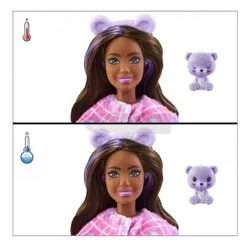 Lalka Barbie Cutie Reveal Miś HJL57