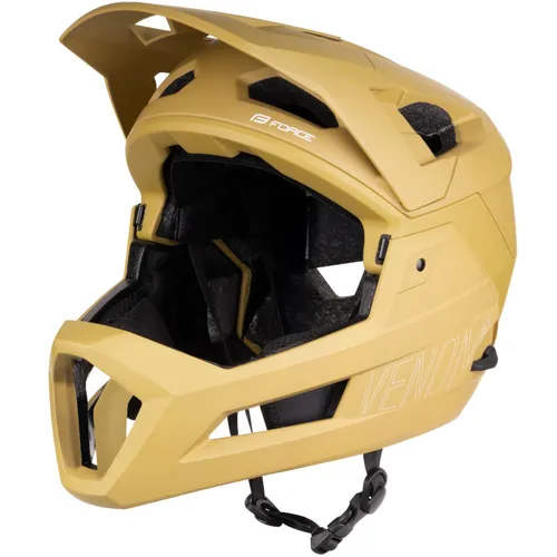Kask rowerowy dla dorosłych full face Force Venom z odpinaną szczęką