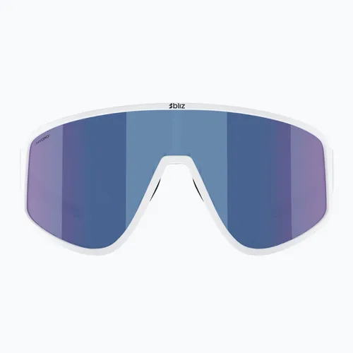 Okulary przeciwsłoneczne Bliz A004 matte white/grey blue mirror