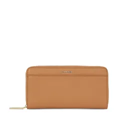 Женский кошелек Calvin Klein CK Must Lg с / A Wallet с Slip K60k610949 Brown Sugar GA5