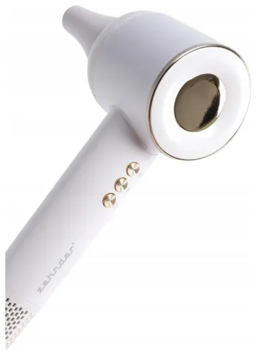 Suszarka do włosów Zehnder Flavia Jonizacja Dyfuzor Zimny nawiew 1600W 3 prędkości 3 temperatury Biały