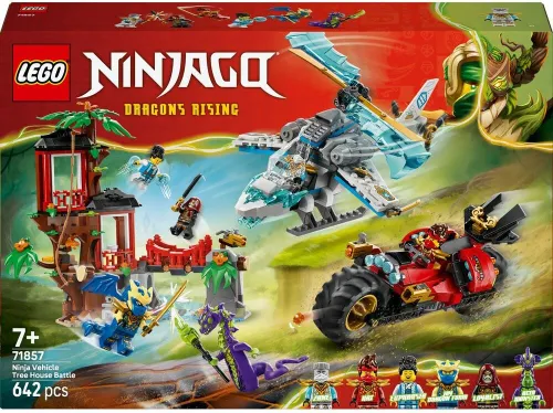 LEGO 71857 NINJAGO Bitwa Ninja: Domek na drzewie z pojazdami