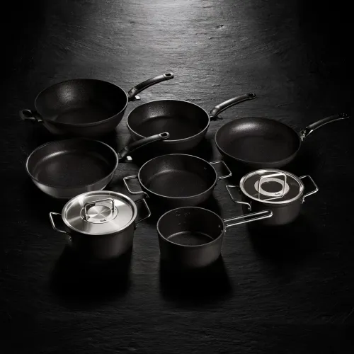 FISSLER Adamant 24 cm - garnek aluminiowy z pokrywką