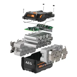 AEG PowerTools L1890RHD 9 Ah batarya