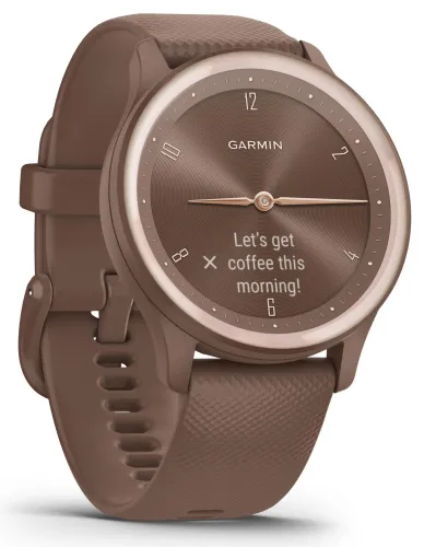 Smartwatch Garmin Vívomove Sport Brązowy