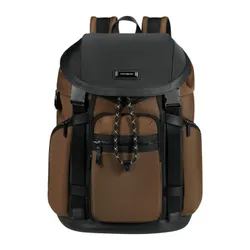 Рюкзак городской Samsonite Relyon Backpack 15,6" с клапаном - коричневый