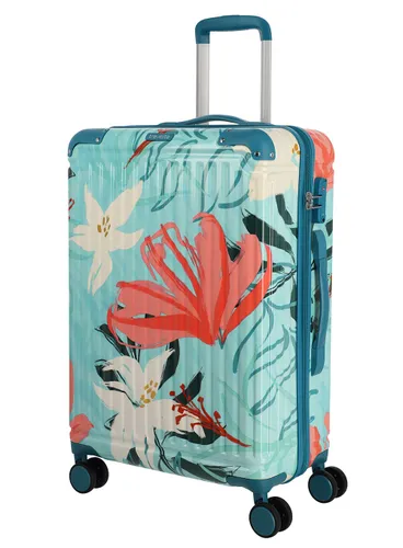 Чемодан Travelite Cruise Trolley M Print - turquoise lily