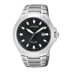 Zegarek CITIZEN Super Titanium BM7430-89E Srebrny