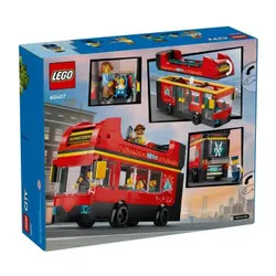 LEGO City 60407 Czerwony, piętrowy autokar