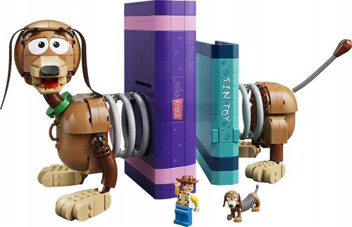 LEGO Disney 43301 Toy Story Cienki podpórki pod książki, zestaw klocków 18+