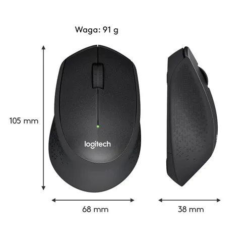 Myszka Logitech B330 Silent Plus - czarny