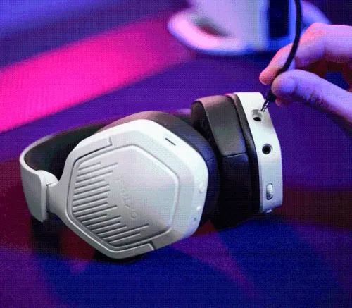 Słuchawki bezprzewodowe z mikrofonem Trust GXT 493PS Carrus Wireless Nauszne Biały