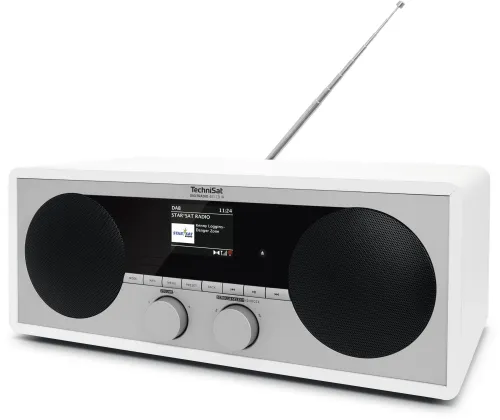 Radioodbiornik TechniSat DigitRadio 451 CD IR Radio FM DAB+ Internetowe Bluetooth Biały