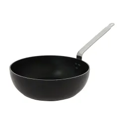 DE BUYER Choc Intense 28 cm czarna - patelnia / wok nieprzywierający