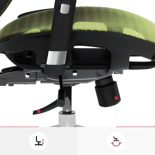 Fotel DIABLO CHAIRS V-Basic Czarno-zielony