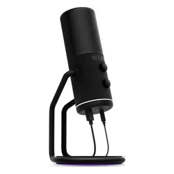 NZXT KAPSÜL mikrofonu Siyah USB-C