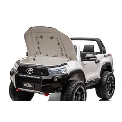 Auto Na Akumulator Dla 2 Dzieci Toyota Hilux 4X4 Pilot Eva Skóra LED Radio MP3