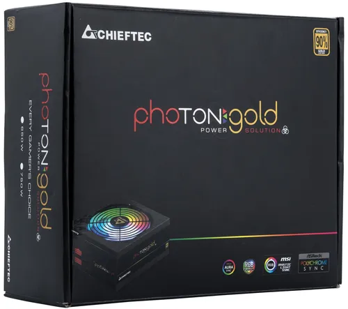 Zasilacz CHIEFTEC Photon 750W 80 Plus Gold RGB