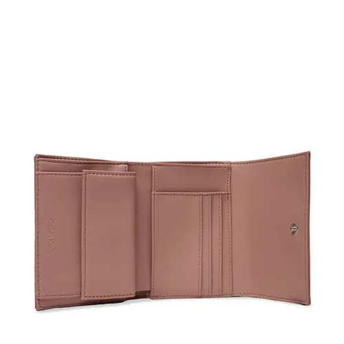 Большой женский кошелек Calvin Klein Re-Lock Trifold Md K60k608994 Ash Rose VB8