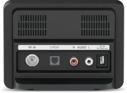 Radioodbiornik TechniSat DigitRadio 10 IR Radio FM DAB+ Internetowe Bluetooth Czarno-srebrny