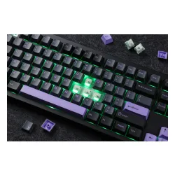 Klawiatura mechaniczna MCHOSE GX87 Max Matcha Latte v2 Czarno-fioletowy
