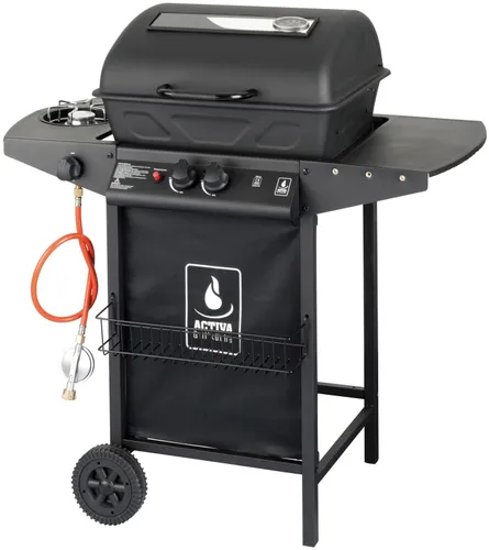 Activa Halifax grătar de grădină cu gaz de lavă 5,5 kW 48 cm x 37 cm