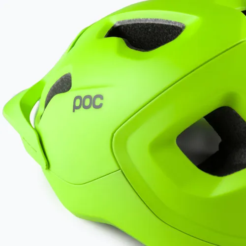 Kask rowerowy POC Axion fluorescent yellow/green matt