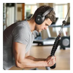 Słuchawki bezprzewodowe Tronsmart Sounfii Q20S Hybrid ANC Nauszne Bluetooth 5.3 Czarny