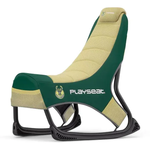 Playseat scaun NBA champ-Milwaukee Bucks Gaming până la 122 kg țesătură verde-Galben