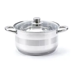 Garnek ze stali nierdzewnej z pokrywką TADAR LUZON 5 l