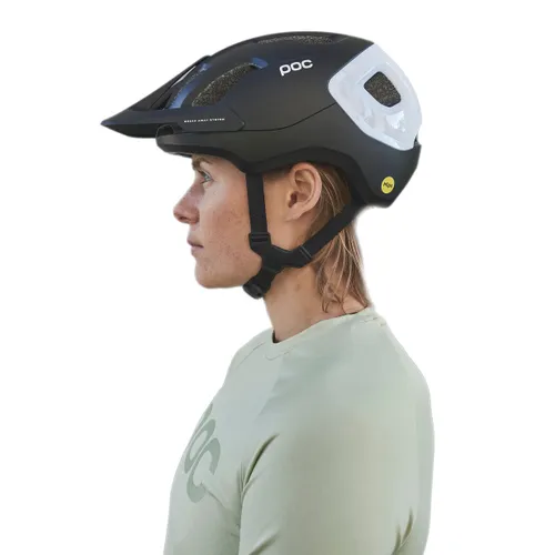 Kask rowerowy POC Axion Race MIPS uranium black matt/hydrogen white